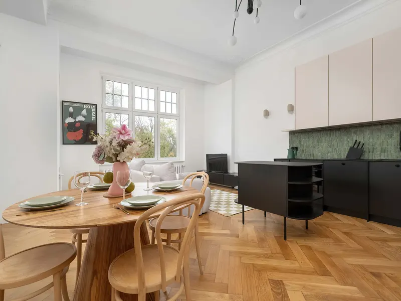 Elegancki Apartament | Dwie Sypialnie | Miejsce do Pracy – zdjęcie 4