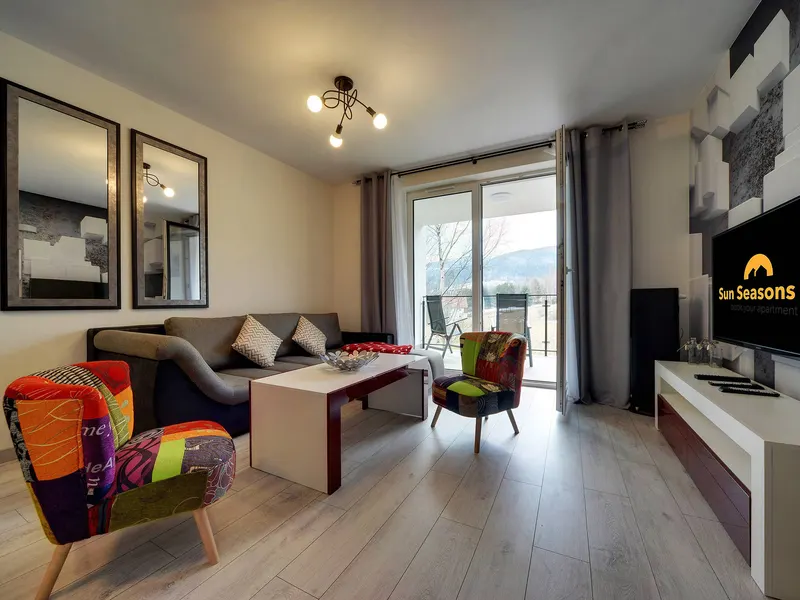 Komfortable Wohnung | Sauna und Balkon mit Bergblick – Foto 1