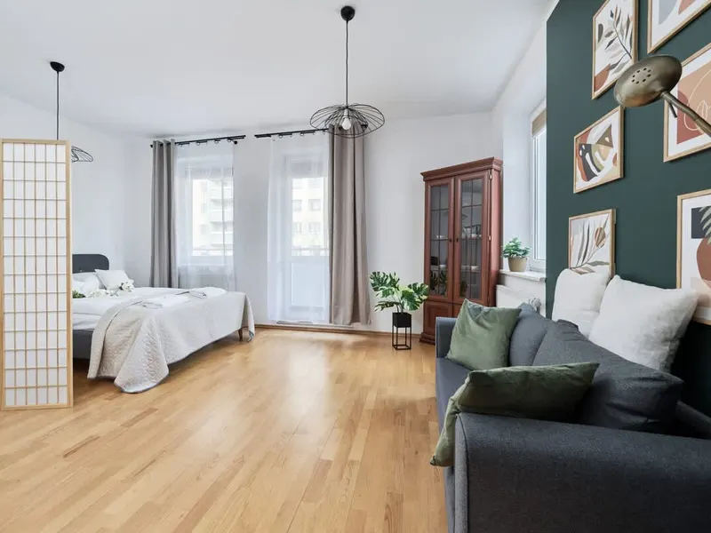 Przestronne Studio z Balkonem | Spokojna Okolica | Blisko Parku – zdjęcie 3