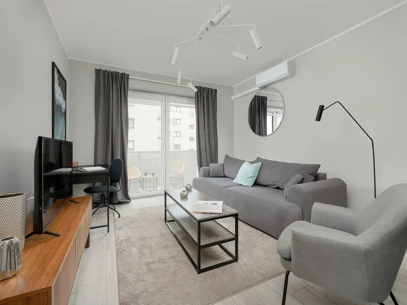 Stylowy Apartament z Balkonem | Miejsce Parkingowe – zdjęcie 2