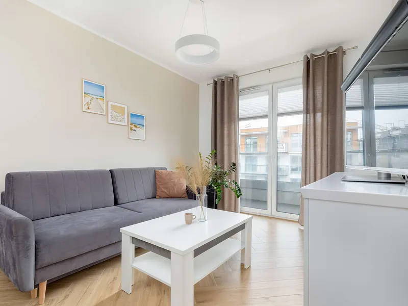 Apartament przy Marinie | Siłownia, Parking, Balkon – zdjęcie 1