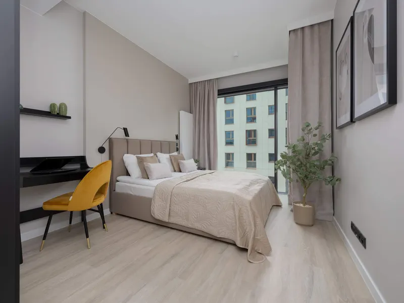 Stylowy Apartament na Woli | Balkon, Parking, Blisko Metra – zdjęcie 1