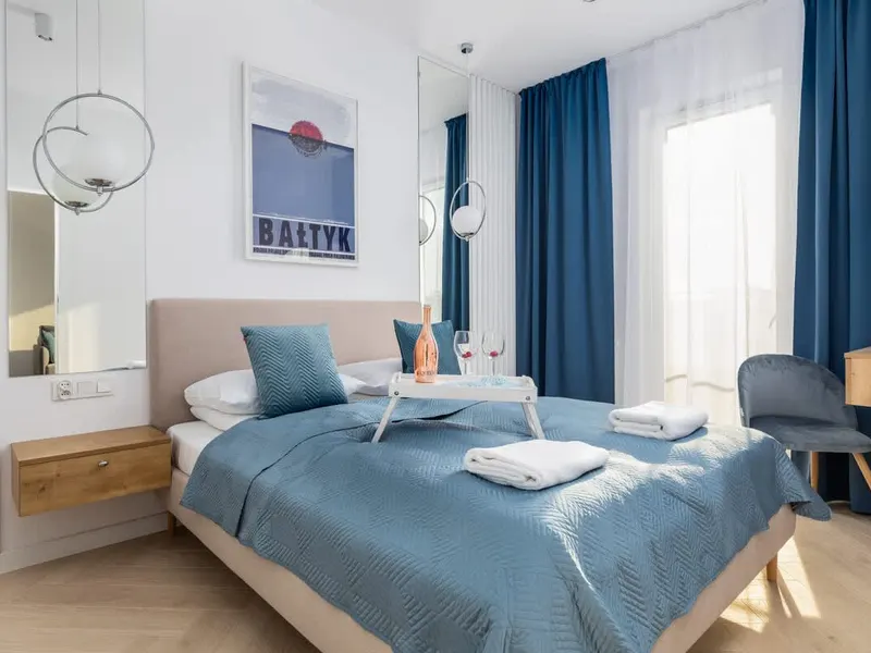 Stylowy Apartament z Balkonem | Parking, Sauna i Fitness – zdjęcie 2