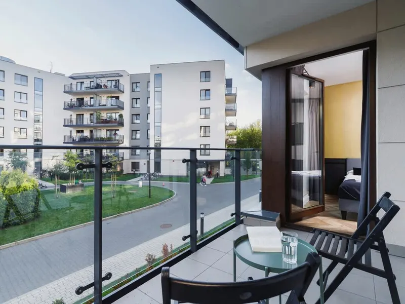 Modernes Apartment mit Balkon | Nähe Schloss Wawel – Foto 4