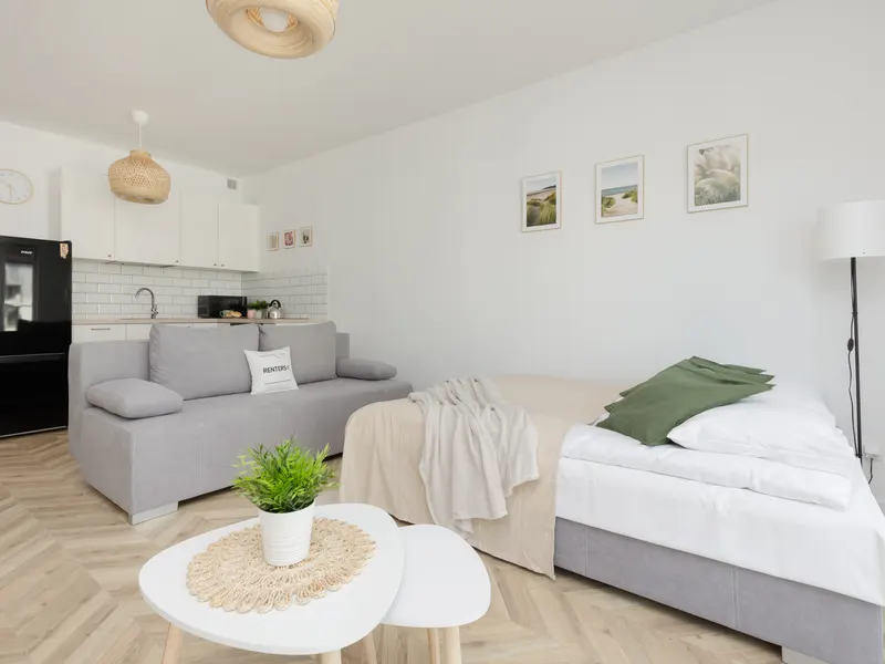 Sunny Studio in Warsaw | Balcony and Private Parking – photo 2