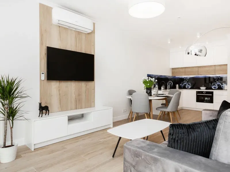 Nowoczesny Apartament z Klimatyzacją | 2 Sypialnie | Parking – zdjęcie 4