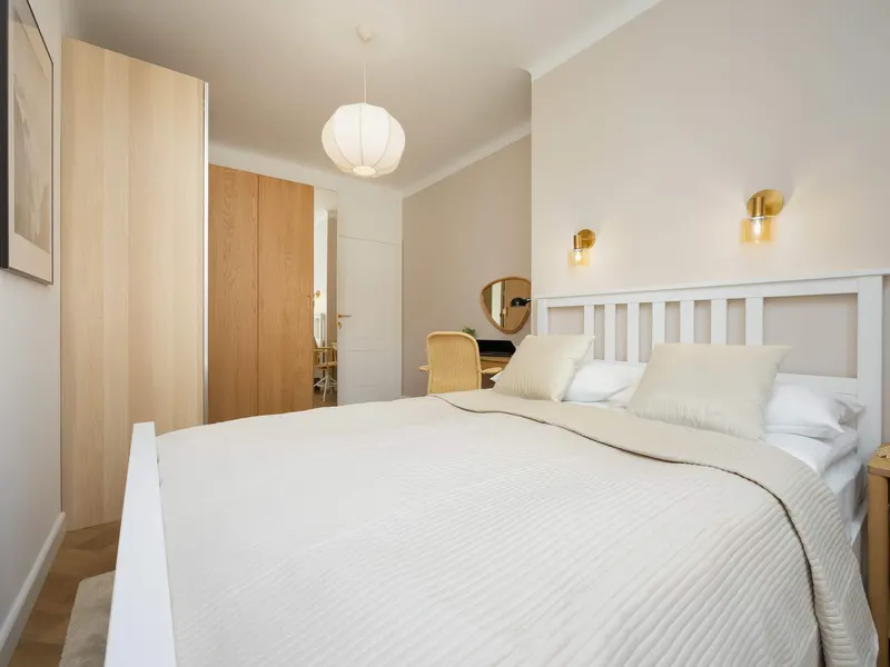 Jasny Apartament | Miejsce do Pracy | Blisko Łazienek Królewskich – zdjęcie 2