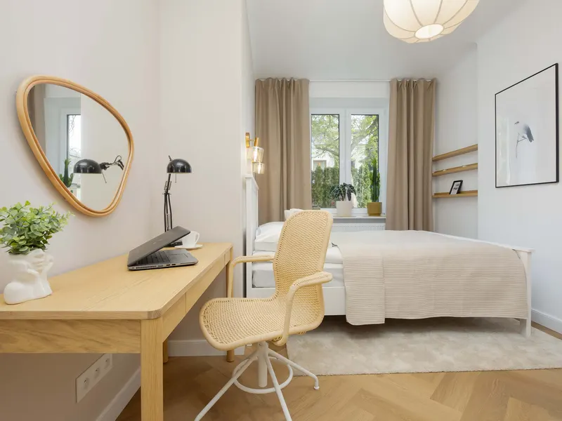 Jasny Apartament | Miejsce do Pracy | Blisko Łazienek Królewskich – zdjęcie 3