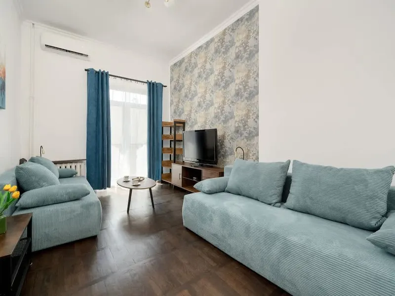 Stylowy Apartament w Centrum | Balkon, Klimatyzacja – zdjęcie 1