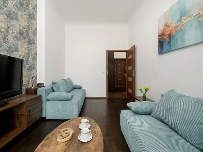 Stylowy Apartament w Centrum | Balkon, Klimatyzacja – zdjęcie 2