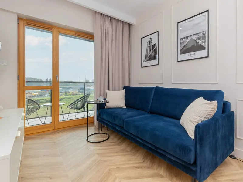 Elegancki Apartament | Balkon z Widokiem na Motławę, Siłownia – zdjęcie 1