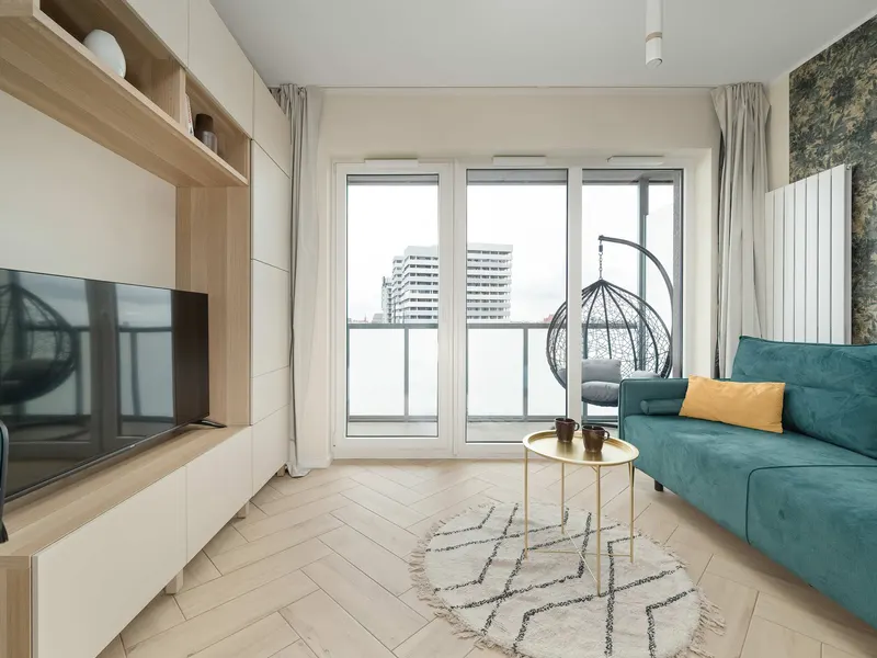 Stylowe Studio z Widokiem na Odrę | Balkon i Parking – zdjęcie 4