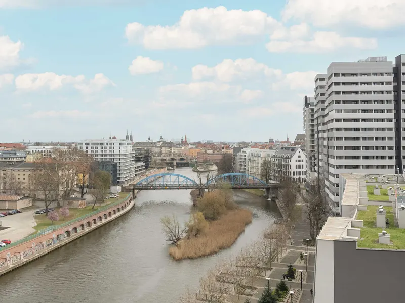 Stylowe Studio z Widokiem na Odrę | Balkon i Parking – zdjęcie 3