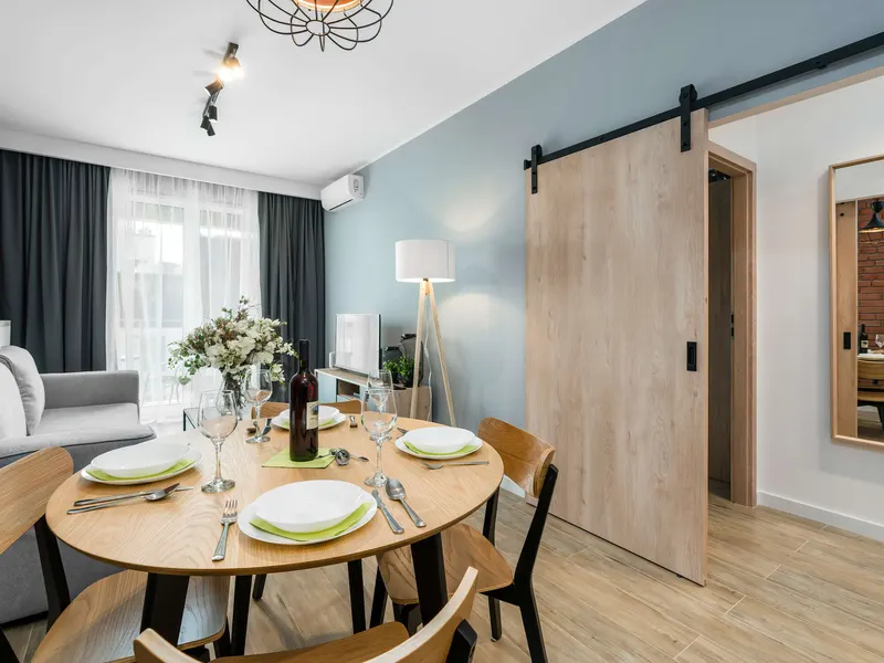 Stylowy Apartament w Poznaniu | Parking, Balkon, Klimatyzacja – zdjęcie 4