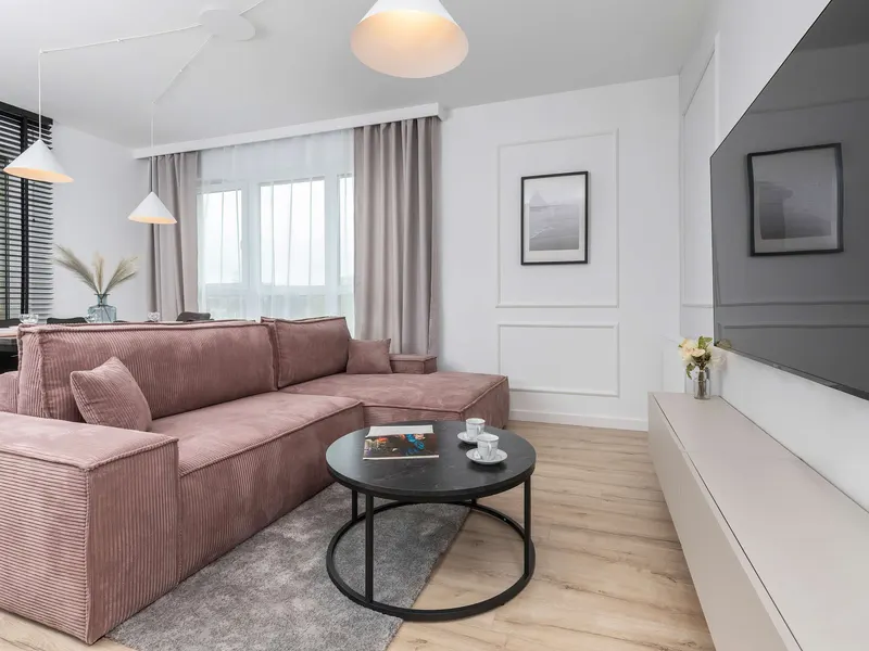 Szykowny Apartament | 2 Sypialnie, Parking, Siłownia – zdjęcie 1