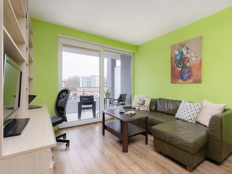 Funkcjonalny Apartament z Balkonem | Parking | Blisko Plaży – zdjęcie 5