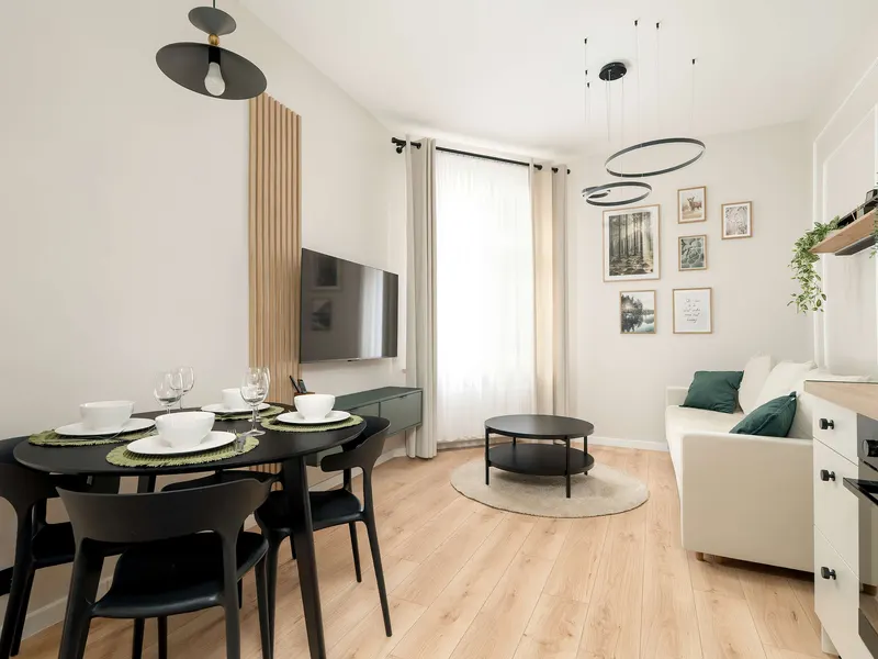 Jasny Apartament | Biurko do Pracy | Blisko Starego Browaru – zdjęcie 4