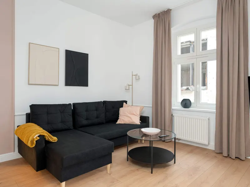 Stylowy Apartament w Centrum | Balkon, blisko Starego Miasta – zdjęcie 1