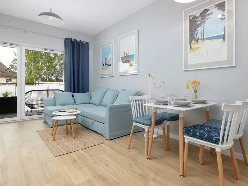 Bright Studio with Terrace | Parking | 600 m to the Beach – photo 1