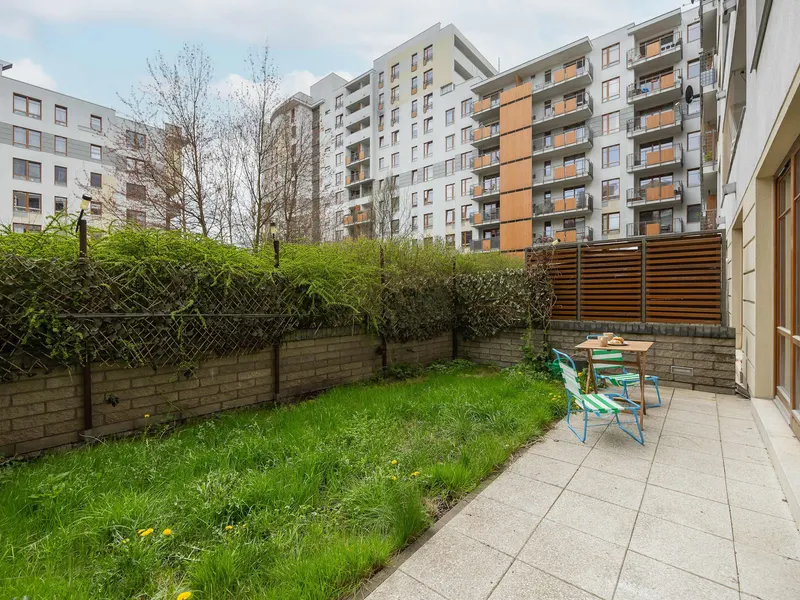 Elegantes Apartment in Wola | Terrasse von zwei Zimmern – Foto 5