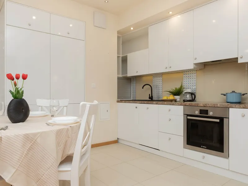 Elegantes Apartment in Wola | Terrasse von zwei Zimmern – Foto 3