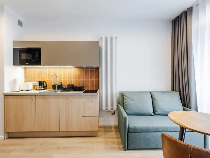 Gemütliches Studio im Herzen von Jeżyce | Parkplatz, Balkon – Foto 2