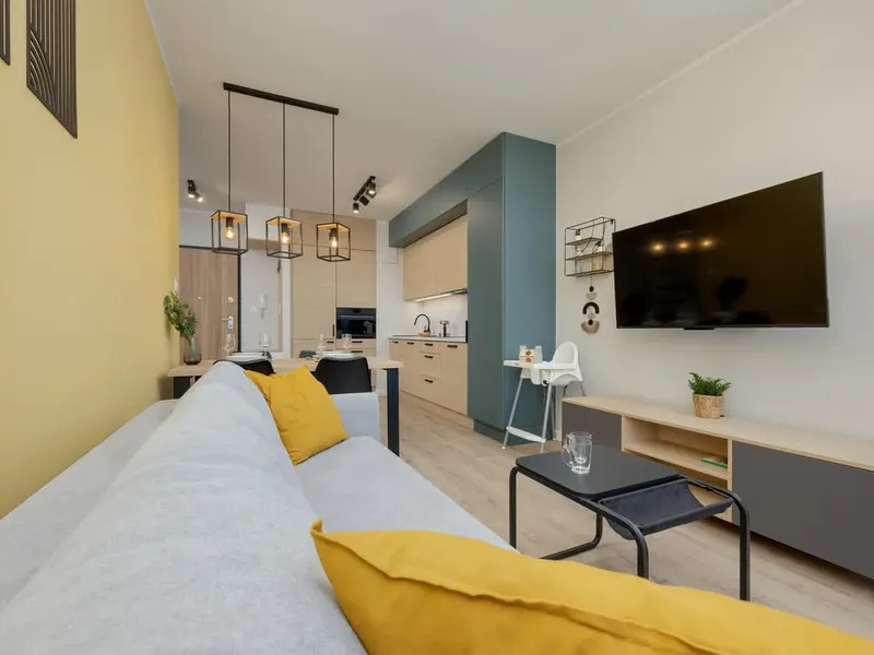 Komfortowy Apartament | Prywatny Parking i Balkon – zdjęcie 3
