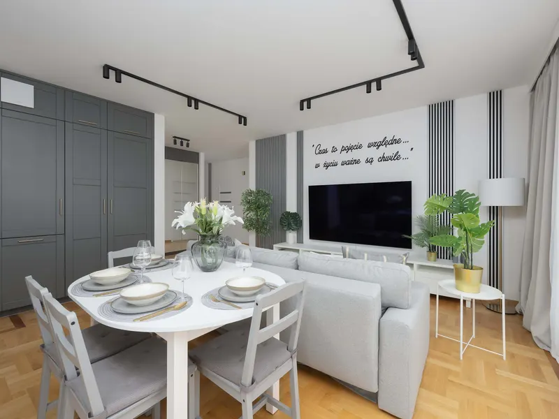 Elegantes Apartment in Wilanów | Parkplatz | Arbeitsplatz – Foto 4