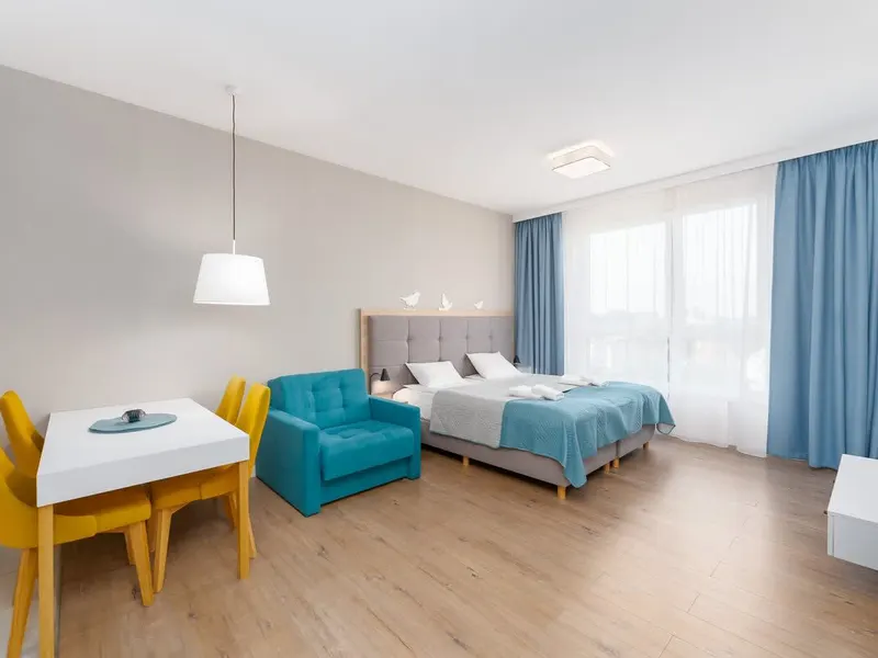 Komfortables Studio mit Balkon | Parkplatz, 450 m zum Strand – Foto 1