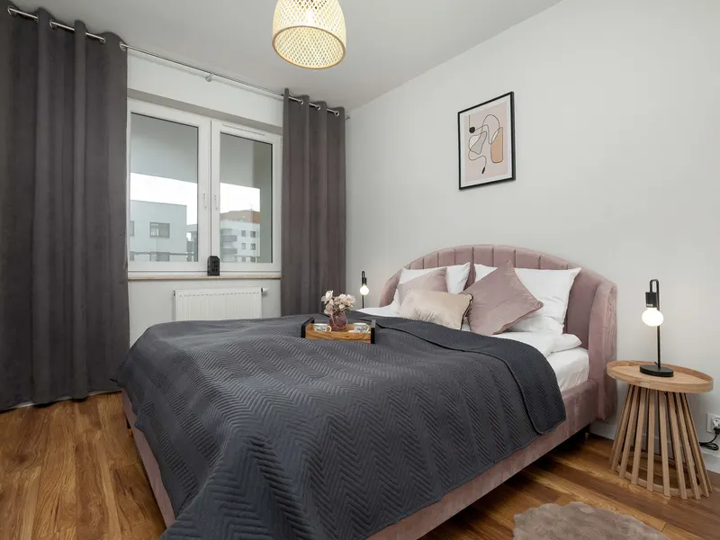 Stylowy Apartament dla 3 Osób | Balkon, Piętro 5 – zdjęcie 2