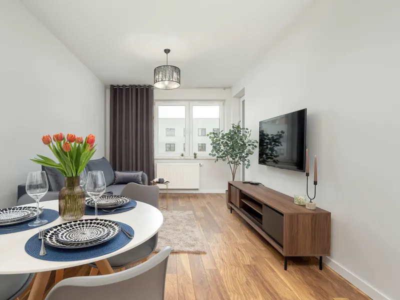 Stylowy Apartament dla 3 Osób | Balkon, Piętro 5 – zdjęcie 4