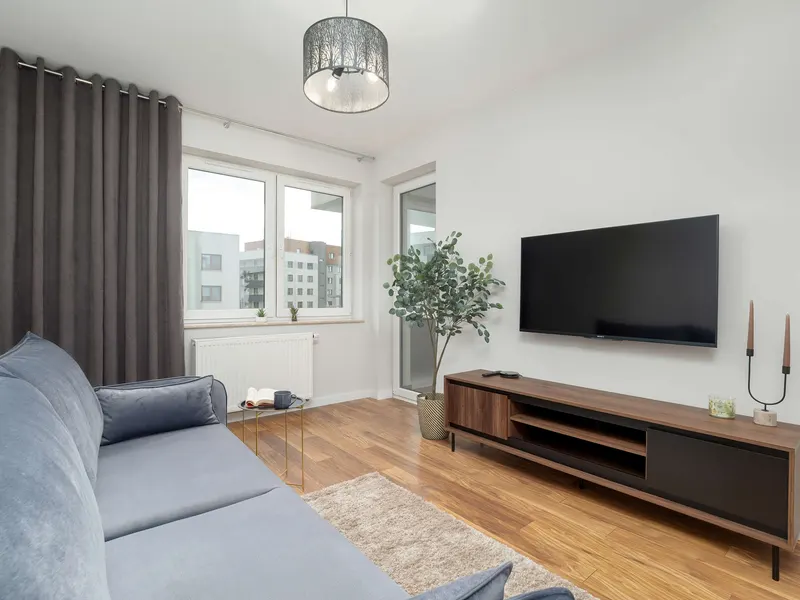 Stylowy Apartament dla 3 Osób | Balkon, Piętro 5 – zdjęcie 5
