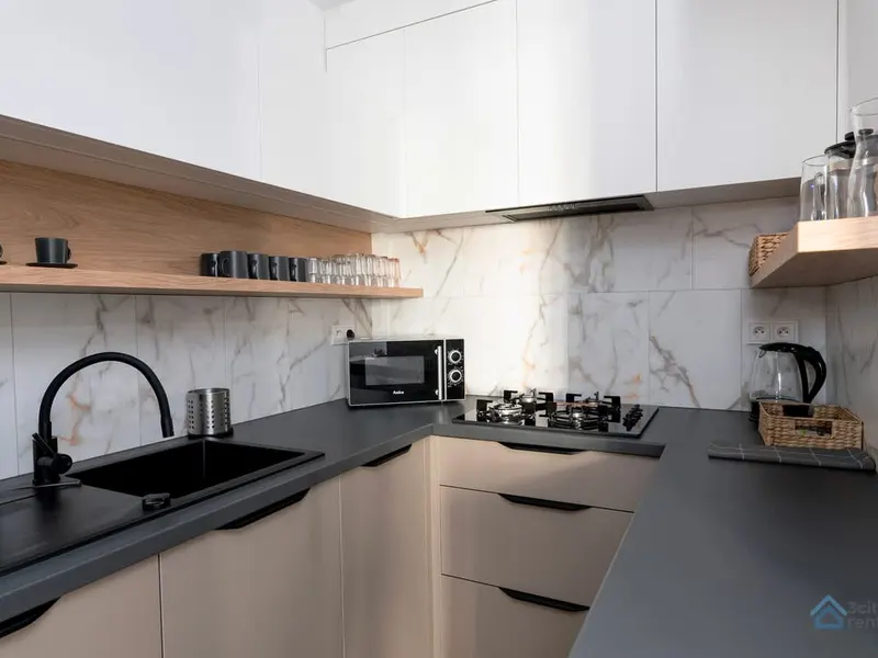 Stilvolle Wohnung mit Arbeitsplatz | 500 m zum Park – Foto 3