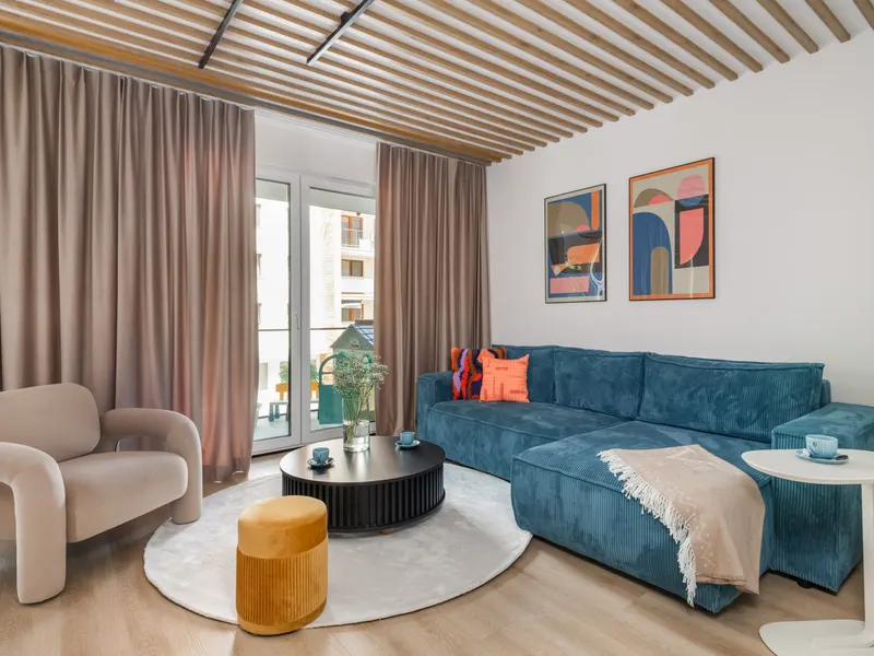 Rodzinny Apartament z 2 Sypialniami | Balkon z Piaskownicą – zdjęcie 1