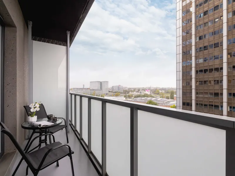 Stilvolles Studio im Zentrum von Kattowitz | Balkon | Parkplatz – Foto 5