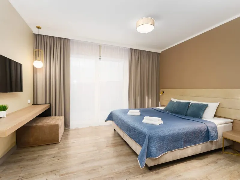Stilvolles Studio mit Balkon | Parkplatz | 750 m zum Strand – Foto 5