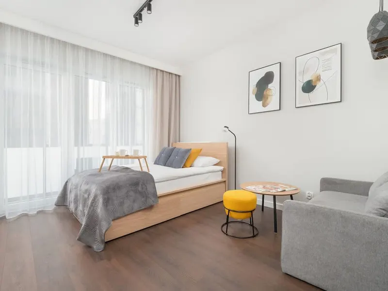 Modernes Studio im Zentrum von Kattowitz | Parkplatz und Balkon – Foto 1