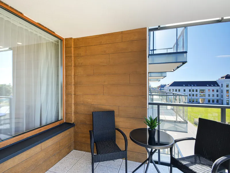 Komfortable Wohnung mit Balkon | Parkplatz | 10 min zum Strand – Foto 4