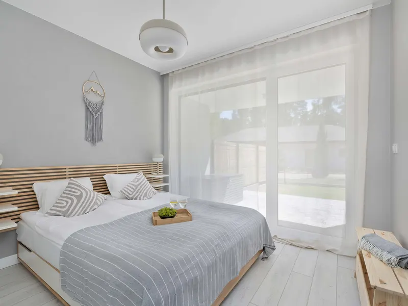 Elegancki Apartament | 150 m od Plaży, Taras, Parking – zdjęcie 3
