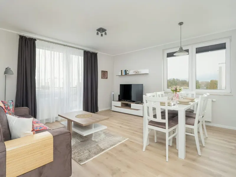 Przestronny Apartament dla 6 osób | Balkon | Parking – zdjęcie 1