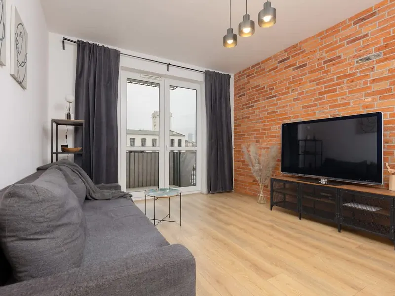 Nowoczesny Apartament z Balkonem | Parking | Miejsce do Pracy – zdjęcie 1