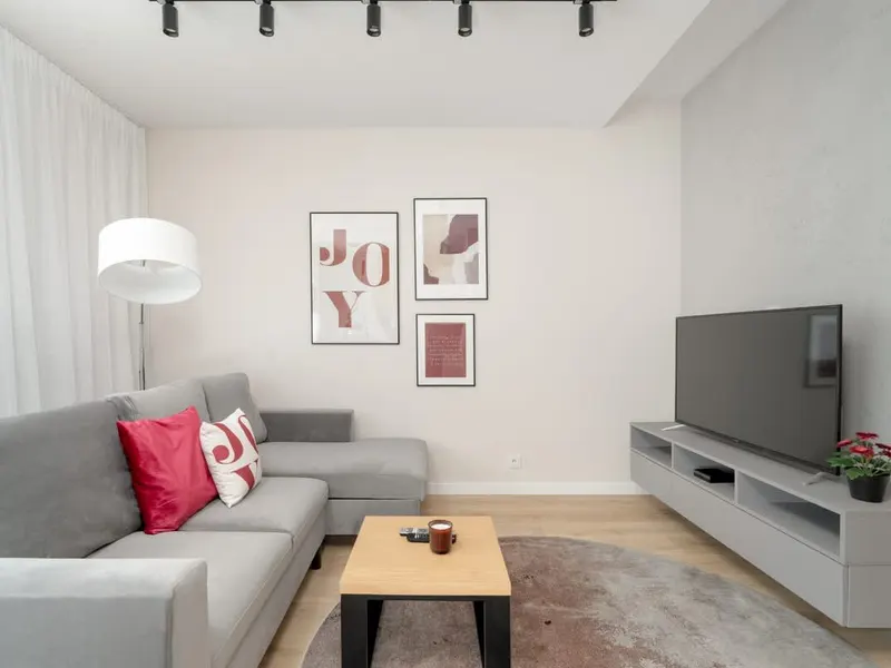 Nowoczesny Apartament z Balkonem | Parking i Siłownia – zdjęcie 1