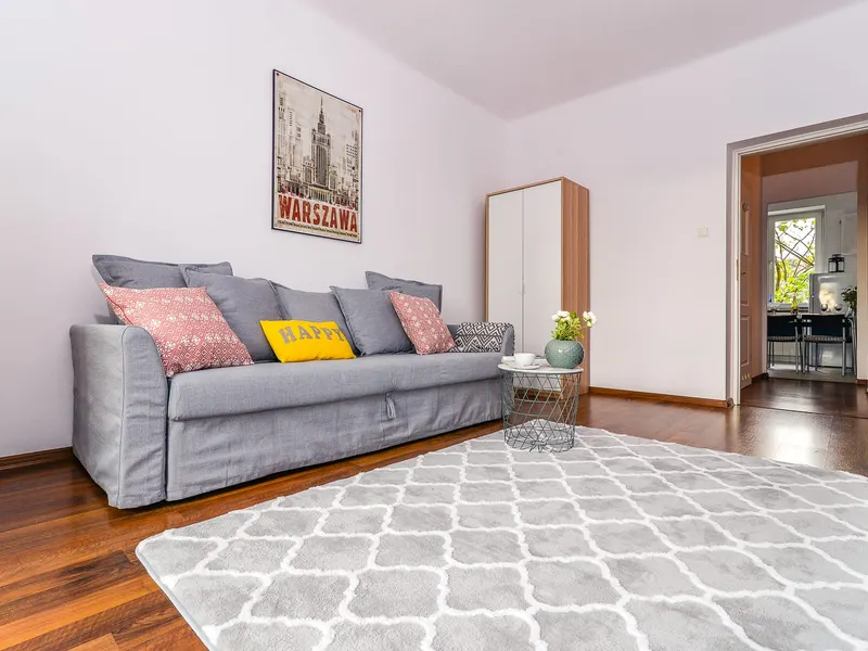 Apartment in the Center | Balcony with View of the Palace of Culture and Science – photo 2