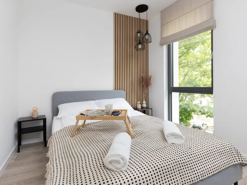 Nowoczesny Apartament | Parking, Balkon, 400 m do Centrum – zdjęcie 2