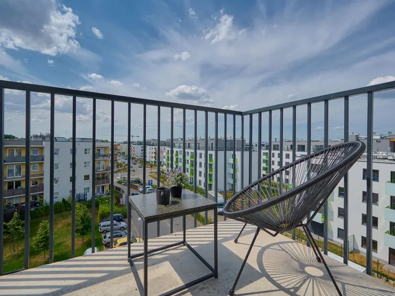 Stylowy Apartament z Balkonem | Parking i Klimatyzacja – zdjęcie 3