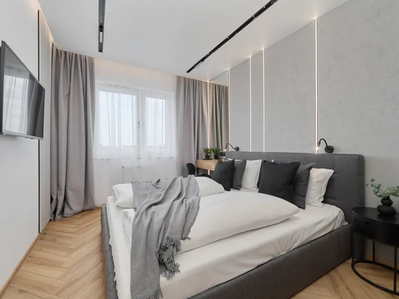 Stylowy Apartament z Balkonem | Parking i Klimatyzacja – zdjęcie 2