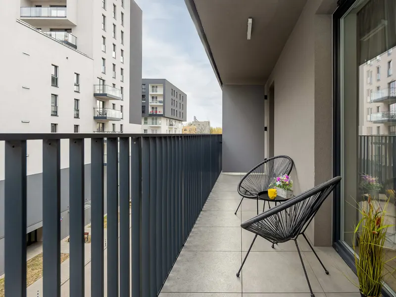 Stilvolle Wohnung in Łódź | Balkon | Privatparkplatz – Foto 4