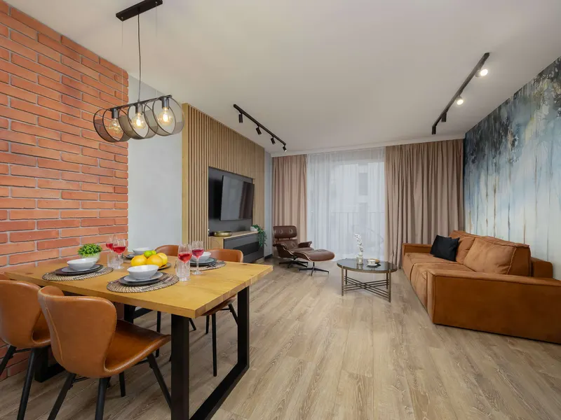 Stilvolle Wohnung in Łódź | Balkon | Privatparkplatz – Foto 5