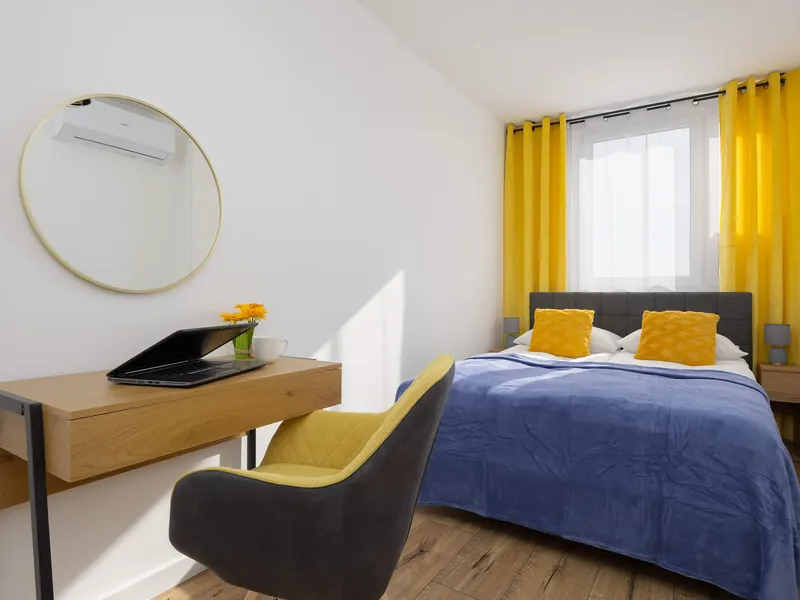 Przytulny Apartament | Klimatyzacja i Miejsce do Pracy – zdjęcie 2