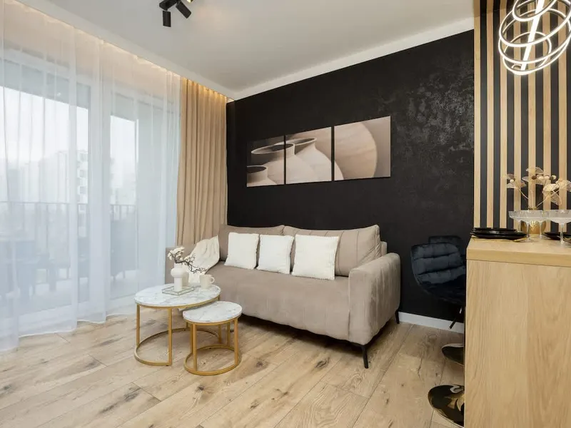 Nowoczesny Apartament | Parking, Balkon, Miejsce do Pracy – zdjęcie 1